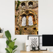 Chepstow Castle Window II, Monmouthshire, Wales Poster (Thuiskantoor)