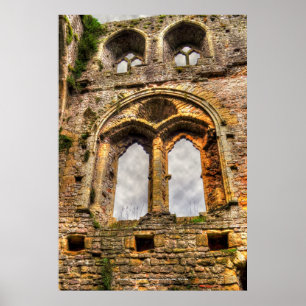 Chepstow Castle Window II, Monmouthshire, Wales Poster