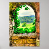 Chepstow Castle Window II, Monmouthshire, Wales Poster (Voorkant)