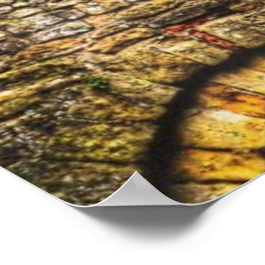 Chepstow Castle Windows, Monmouthshire, Wales Poster (Hoek)