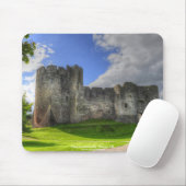 Chepstow Castle, Wye Valley, Monmouthshire, Wales Muismat (Met muis)