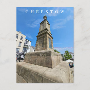Chepstow Oorlogsmonument uitzicht ansichtkaart Briefkaart