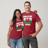Chepstow, Wales met Welsh flag T-shirt (Unisex)