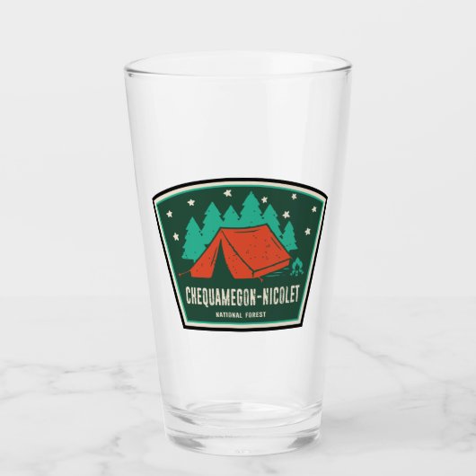 Chequamegon-Nicolet National Forest Camping Glas (Voorkant)