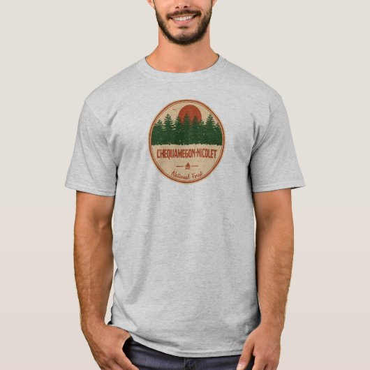 Chequamegon-Nicolet National Forest T-shirt (Voorkant)