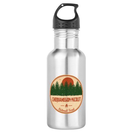 Chequamegon-Nicolet National Forest Waterfles (Voorkant)