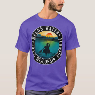 Chequamegon Waters Flowage Wisconsin Kayakken T-shirt