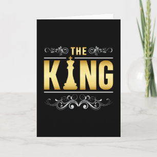 Cheque Board King Checkmate Board Game Gift Kaart
