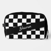 Cheque Race Flag Personal Toilettasje (Voorkant)