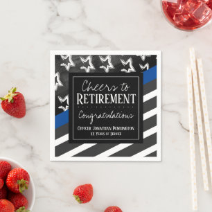 Cheques to Retirement Police Officer Servet