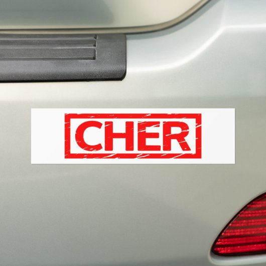 Cher Stamp Bumpersticker (Op auto)