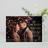 Cheralized Moment | Foto Folie Feestdagenkaart (Staand Voorkant)