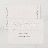 Cheralized Moment RSVP-kaart RSVP Kaartje (Voorkant / Achterkant)