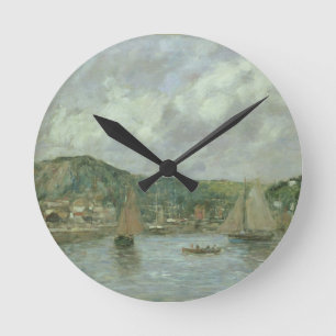 Cherbourg, 1883 (olie op canvas) ronde klok
