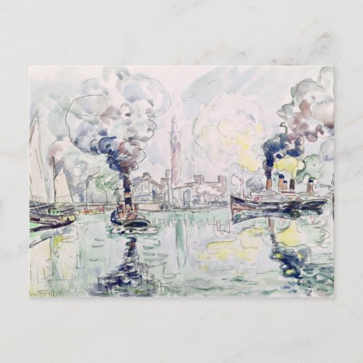 Cherbourg 1931 briefkaart (Voorkant)