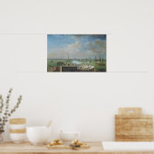 Cherbourg Harbour, 1822 Poster (Keuken)