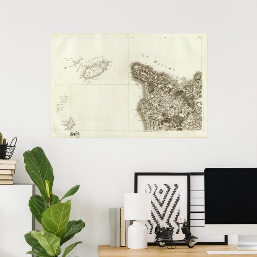 Cherbourg Poster (Thuiskantoor)