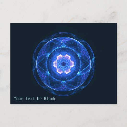 Cherenkov Radiation Briefkaart (Voorkant)