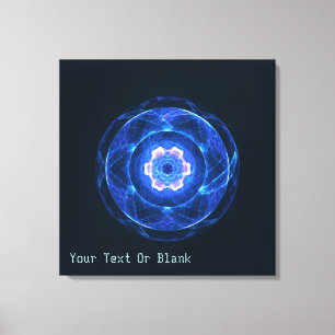 Cherenkov Radiation Canvas Afdruk