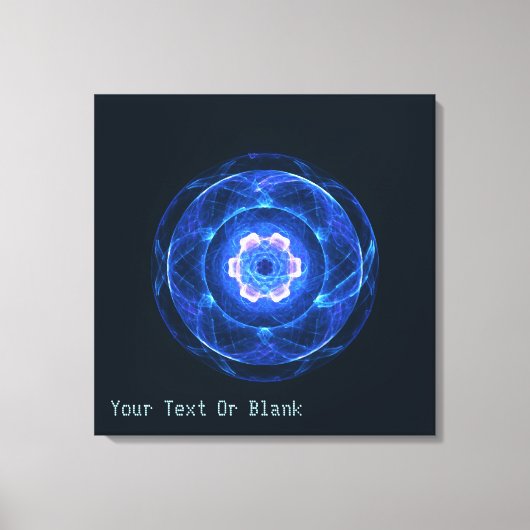 Cherenkov Radiation Canvas Afdruk (Voorkant)