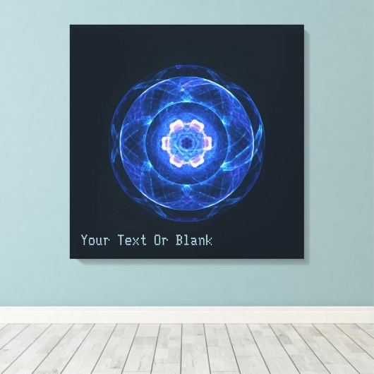 Cherenkov Radiation Canvas Afdruk (Insitu (Houten vloer))