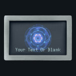 Cherenkov Radiation Gesp<br><div class="desc">Met een blauwachtige, fractale weergave van de Cherenkov-straling als gevolg van de opslag van verbruikte splijtstofstaven voor kernreactoren in water. Voeg je eigen tekst toe. De blauwe gloed in het water is Cherenkov-straling. Wanneer een geladen deeltje met een hogere snelheid dan de snelheid van het licht in dat medium door...</div>