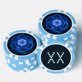 Cherenkov Radiation Poker Chips (Opstapeling)