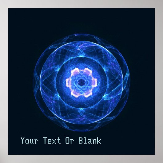 Cherenkov Radiation Poster (Voorkant)