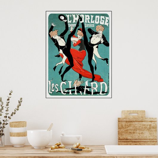 Cheret Art Nouveau Poster: Les Girard: Dans Poster (Keuken)