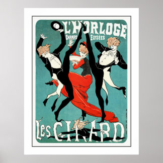 Cheret Art Nouveau Poster: Les Girard: Dans Poster