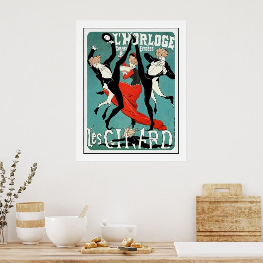 Cheret Art Nouveau Poster: Les Girard: Dans Poster (Keuken)