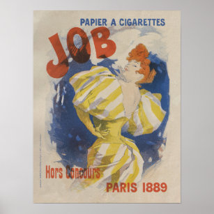 Cheret Jules, Papier a Cigaretes Job, 1895 Poster
