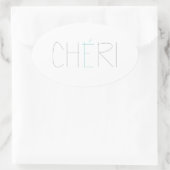 CHERI OVALE STICKER (Tas)