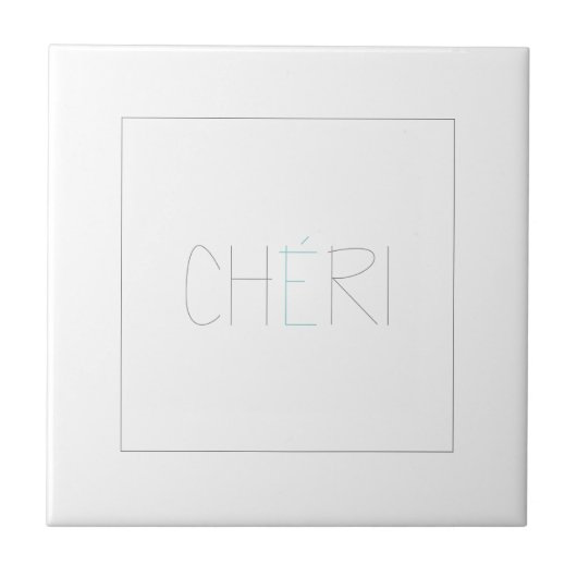CHERI TEGELTJE (Voorkant)