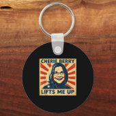 Cherie Berry Lifts Me Up Propaganda Ster Nc Funny  Sleutelhanger (Voorkant)
