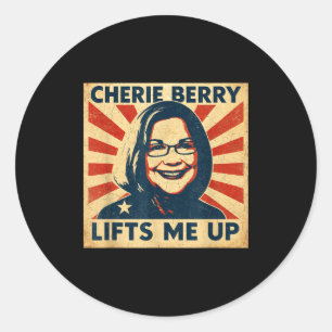 Cherie Berry Tilde Me Omhoog Propaganda Ster Nc Gr Ronde Sticker