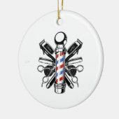 Cherie Huntley Het Barber Collectie Keramisch Ornament (Links)