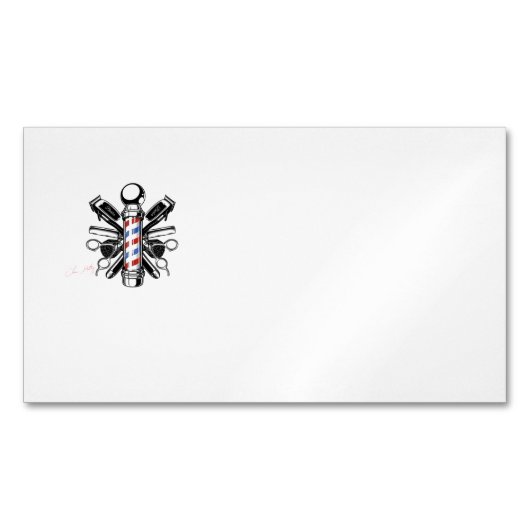 Cherie Huntley Het Barber Collectie Magnetisch Visitekaartje (Voorkant)