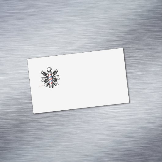 Cherie Huntley Het Barber Collectie Magnetisch Visitekaartje (Voorbeeld)