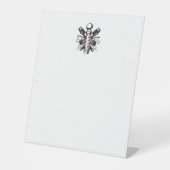 Cherie Huntley Het Barber Collectie Reclamebord Met Voetstuk (Voorkant)