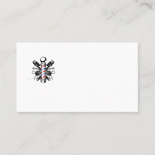 Cherie Huntley Het Barber Collectie Visitekaartje (Voorkant)