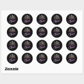 Cheriese Natuurlijk ben ik Geweldige Ronde Sticker (Vel)