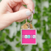 Cherine periodieke lijstnaam keying sleutelhanger (Hand)