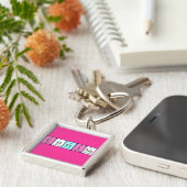 Cherine periodieke lijstnaam keying sleutelhanger (Zijkant)