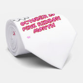 "CHERISCH THE BOO BEES" grappig roze lint Stropdas (Opgerold)