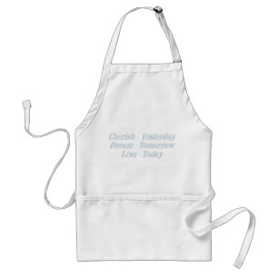 Cherish blue standaard schort