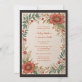 Cherish Botanical Boho Ethnic Inspiration Photo Kaart (Voorkant)