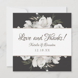 Cherish Bruiloft Liefde en Bedankt Vierkant