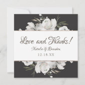  Cherish Bruiloft Liefde en Bedankt Vierkant (Voorkant)