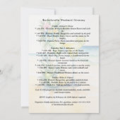 Cherish Cute Floral Margarita Cocktail Glasses  Kaart (Achterkant)